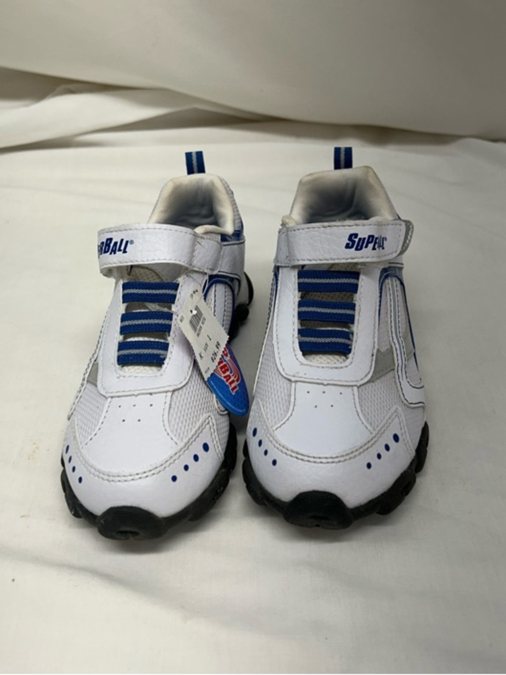 Wham-o SuperBall Kids Hook-and-Loop Athletic Cleats Sneakers Size 1